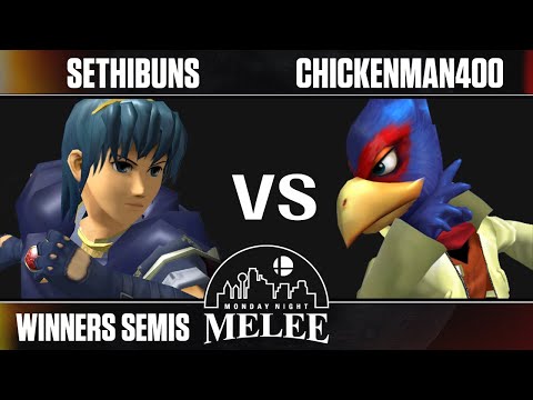 MNM 447 - Winners Semis - BrockoSpotify | sethibuns (Marth) VS Chickenman400 (Falco) - SSBM