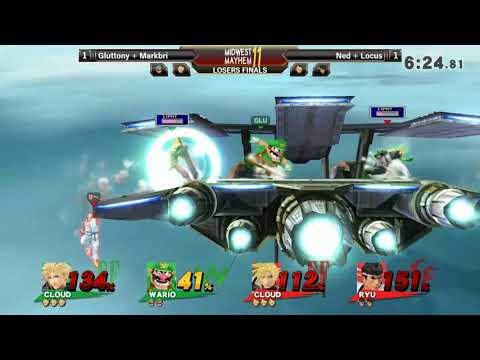 Midwest Mayhem 11  LOSERS FINALS - Gluttony + Macbri vs Ned + Locus