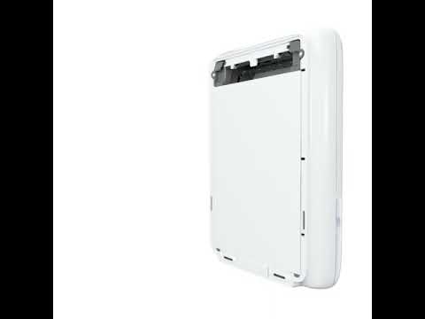 Dispenser Tork H5 10,1x36,7x49,1cm hvid plast 552550 til interfold håndklædeark