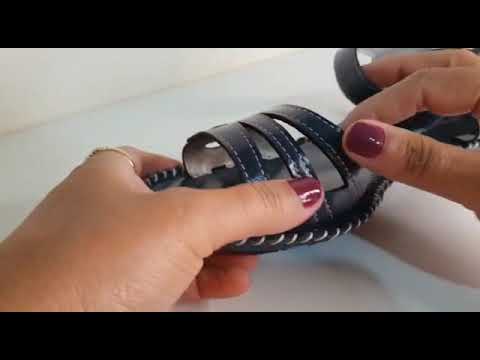 Sandália em Couro legítimo. Linha confort. www.sandaliasconfort.com.br