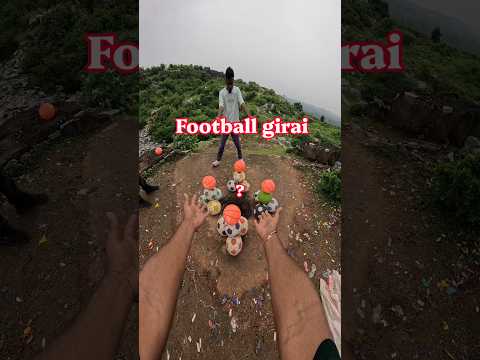 4 football 🤯 tower gadde me ? #shorts #trending #viral #shortvideo