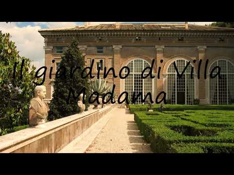 How to say Il giardino di Villa Madama in English?