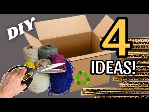 Transforming Cardboard & Waste Material♻️: 4 Super Genius Recycling Ideas That Will Amaze You
