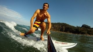 preview picture of video 'GoPro HD + SUP StarBoard Wave Pro 8.5'