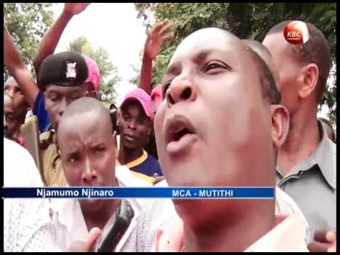 Kirinyaga county meeting turns chaotic @KitaviSamson