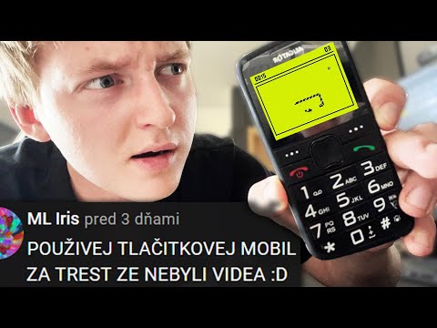 Tlačítkový Mobil na TÝŽDEŇ? - PVHU PO 3 MESIACOCH