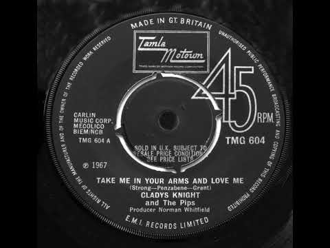 Gladys Knight & The Pips  - Take Me In Your Arms  - UK Tamla Motown Records Published 1967