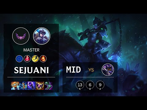 Sejuani Mid vs Veigar - EUW Master Patch 12.4