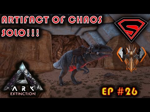 ARK EXTINCTION - HOW TO GET THE ARTIFACT OF CHAOS SOLO AND EASY!!!  S4 EP26