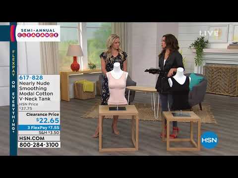 Nearly Nude Smoothing Modal Cotton VNeck Tank