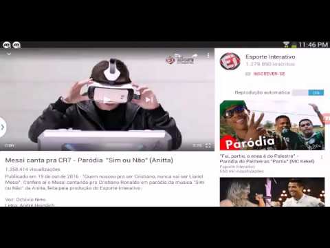 Messi  canta pra  cr7 -paródia( sim ou não)
