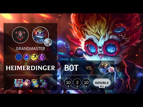 Heimerdinger Bot vs Ezreal - EUW Grandmaster Patch 11.14