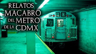 7 HISTORIAS de TERROR en el METRO SUBTERRÁNEO de la CDMX | 7 Relatos Reales de HORROR del METRO CDMX