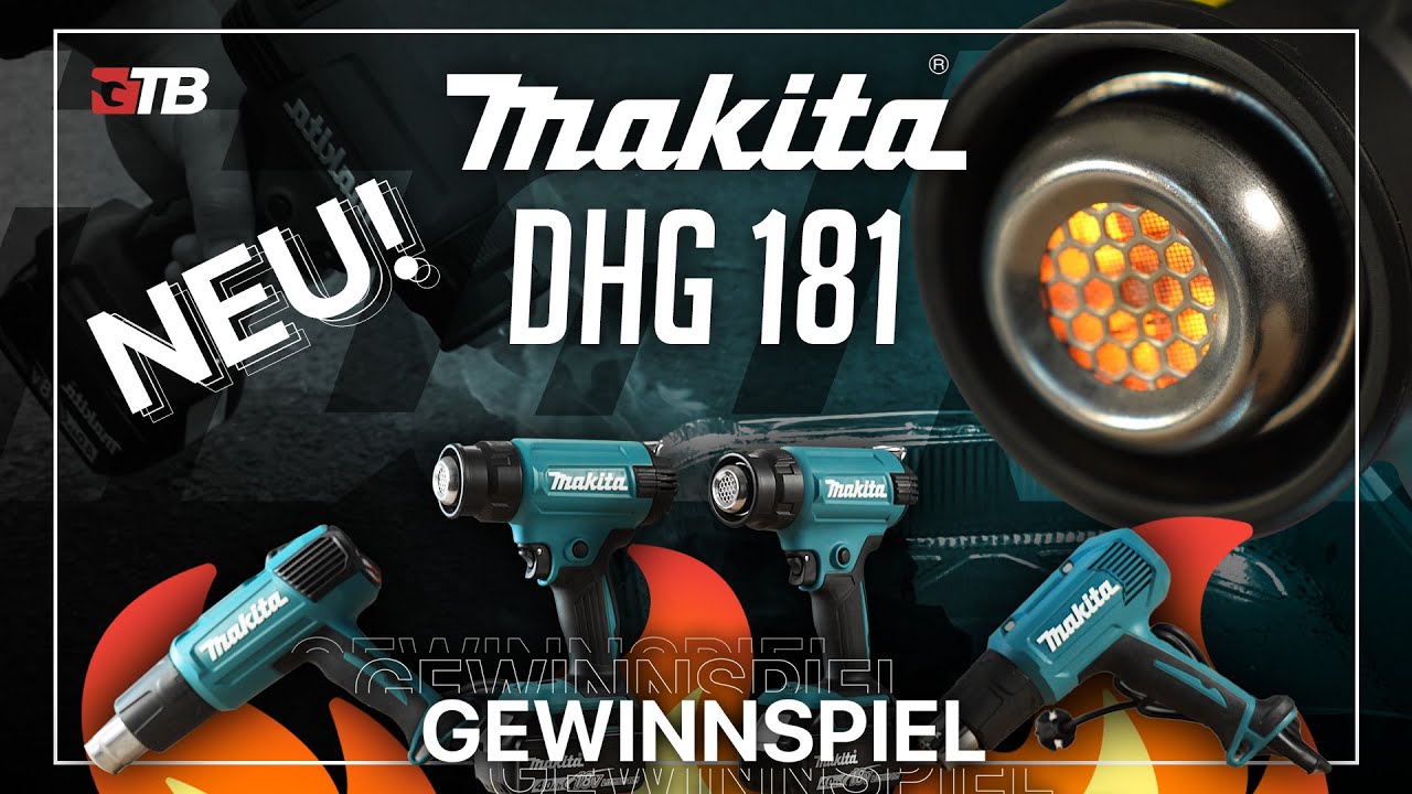 Makita DHG180Z 18V Heißluftgebläse exkl. Akkus und Ladegerät