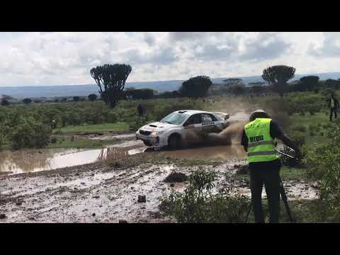 Safari rally 2018 naivasha subaru roll kenya