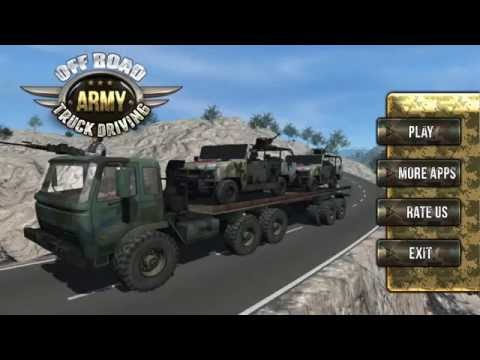 Offroad Army Truck Driving Video