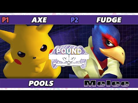 Pound 2022 - Axe (Pikachu) Vs. Fudge (Falco) SSBM Smash Melee Tournament