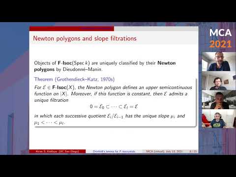 Drinfeld's lemma for F-isocrystals - Kiran S. Kedlaya