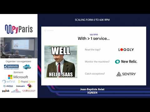 PyParis 2018 - Scaling from 0 to 60k RPM