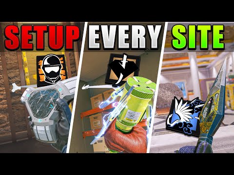 The BEST Site Setup For EVERY Bombsite In Rainbow Six Siege (2025)