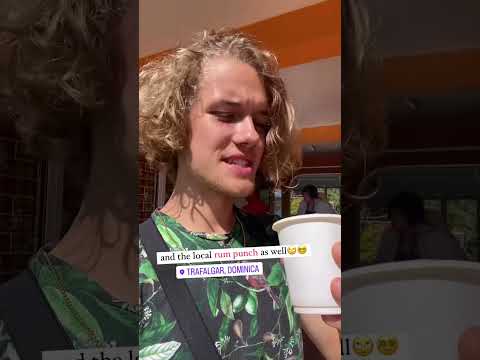 This is the local rum🍹 of Dominica🇩🇲 #dominica #rum