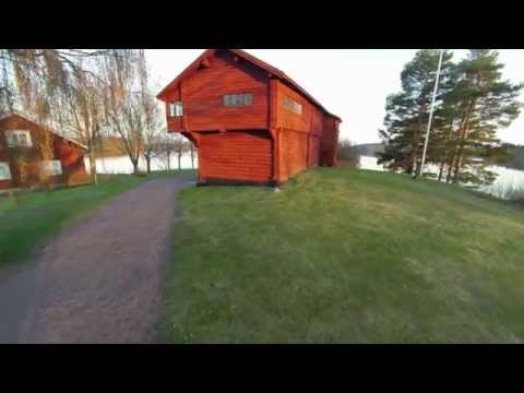 Ornässtugan filmat med en drönare från luften