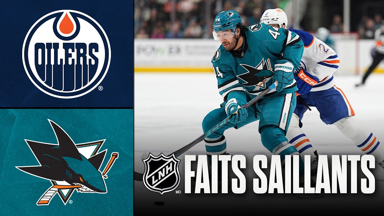 Oilers vs Sharks 08/04/26 | Faits saillants