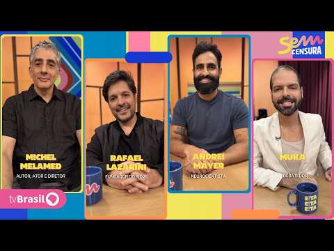 SEM CENSURA RECEBE MICHEL MELAMED, ANDREI MAYER E RAFAEL LAZARINI