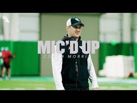 MIC'D UP: Coach Morris | Mean Green FB