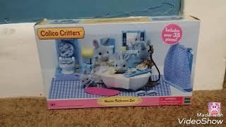 Calico Critters Master Bathroom set!
