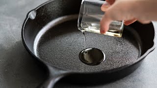 How to Season a New Cast Iron Pan ? Follow Theses Three Steps
