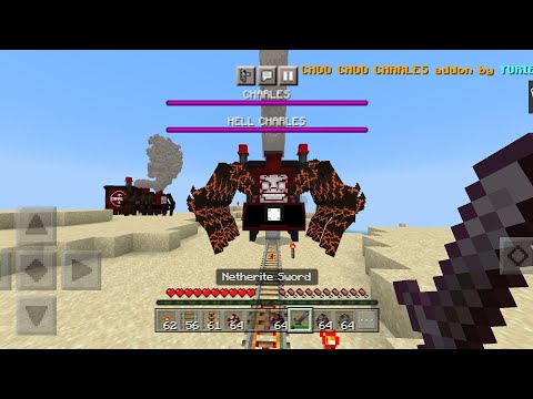 Choo choo Charles Normal and Hell Charles Mod in Minecraft PE