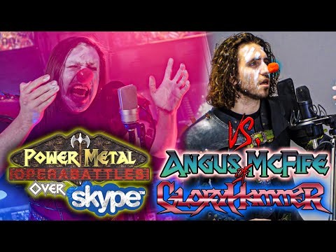 ANGUS McFIFE sings OPERA?!? "Vesti La Giubba" vs. GLORYHAMMER🔱POWER METAL OPERA BATTLES