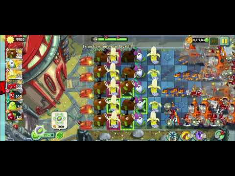 Plants vs Zombies 2 (370) Terror from Tomorrow Level 114-115