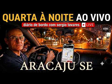 UBER AO VIVO: QUARTA À NOITE PELOS BAIRROS DE ARACAJU | VIDA REAL
