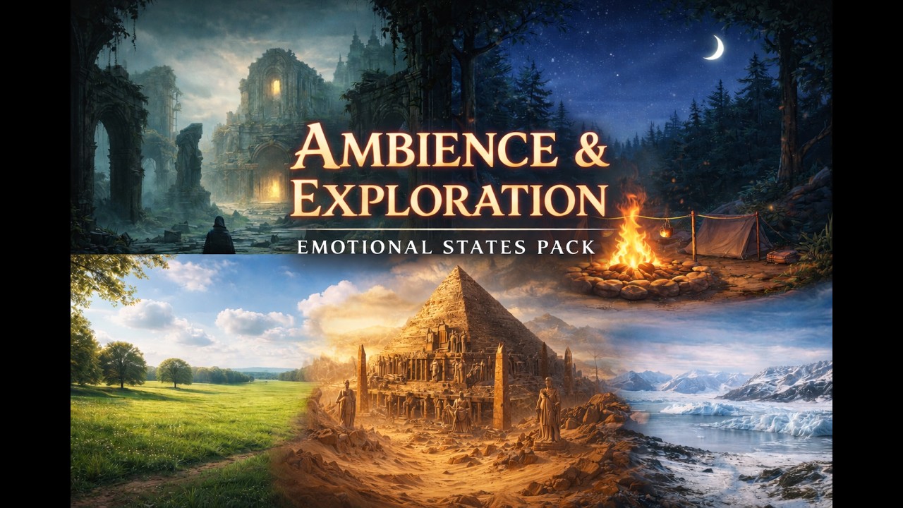 Ambience & Exploration: Emotional States Pack – Orchestral Music (Unity Asset Store Demo)
