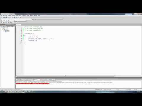 C Programming Tutorial 60 Math Functions 1
