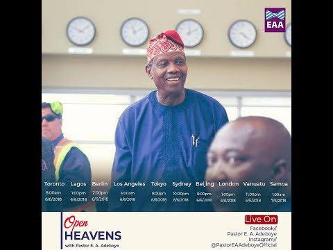 OPEN HEAVENS WITH PASTOR E.A ADEBOYE | JUNE 6TH 2018