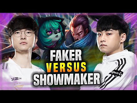DK SHOWMAKER vs T1 FAKER! - DK ShowMaker Plays Yasuo MID vs T1 Faker Vex! | Preseason 2022