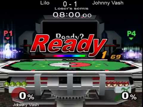CU Smash SSBM - Lilo (Peach) Vs. Johnny Vash (Marth) Loser's Quarters