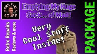 Opening my BULGING mailsack on my sofa in NO WAY like ASHENS (coff)
