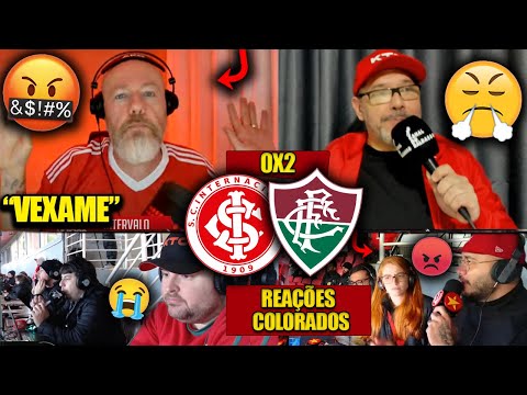 REAÇÕES dos COLORADOS FURIOSOS com a DERROTA - INTERNACIONAL 0X2 FLUMINENSE [REACT BRASILEIRÃO 2025]