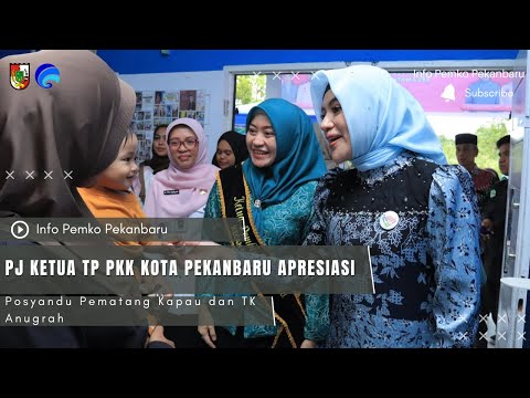 Pj Ketua TP PKK Kota Pekanbaru Apresiasi Posyandu Pematang Kapau dan TK Anugrah