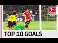 Top 10 Team Goals in 2018/19 - Lewandowski, Sancho, Robben & Co.