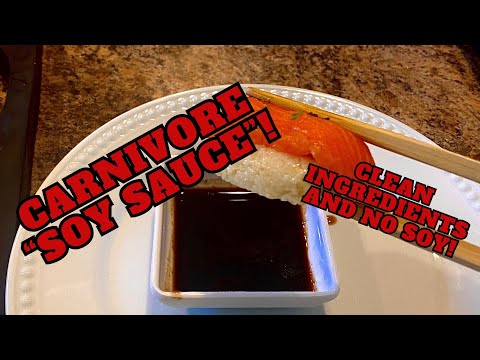 CARNIVORE Soy Sauce/KETO Soy Sauce - No Soy, Clean Ingredients, and ZERO CARB