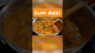 Dum arbi sabji recipe in hindi | Indian main course recipe | #cooking #shorts #recipes #ashortaday