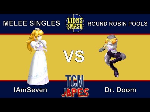 TCNJapes 3 SSBM Singles - Dr. Doom (Sheik/Marth) vs. IAmSeven (Peach) - Round Robin Pools