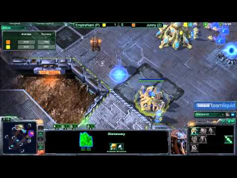 Game 2 - EmpireNani (P) vs Junny (Z) - TeamSpeak TL SC2 Open #9 Semi Final 2