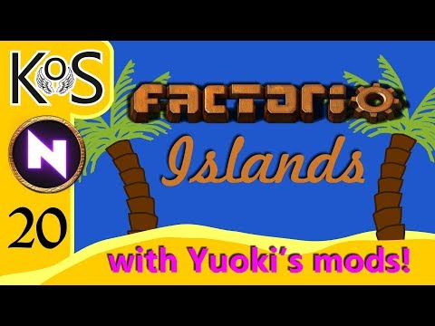 Factorio Islands! Ep 20: RUNNING A LOT - Yuoki modded coop MP Gameplay, Let's Play