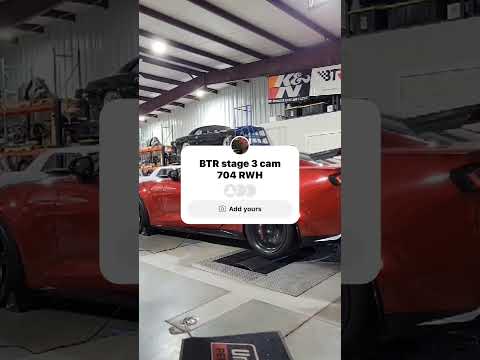 Brian Tooley Racing stage three supercharger camshaft made 704 RWH hp to the ground